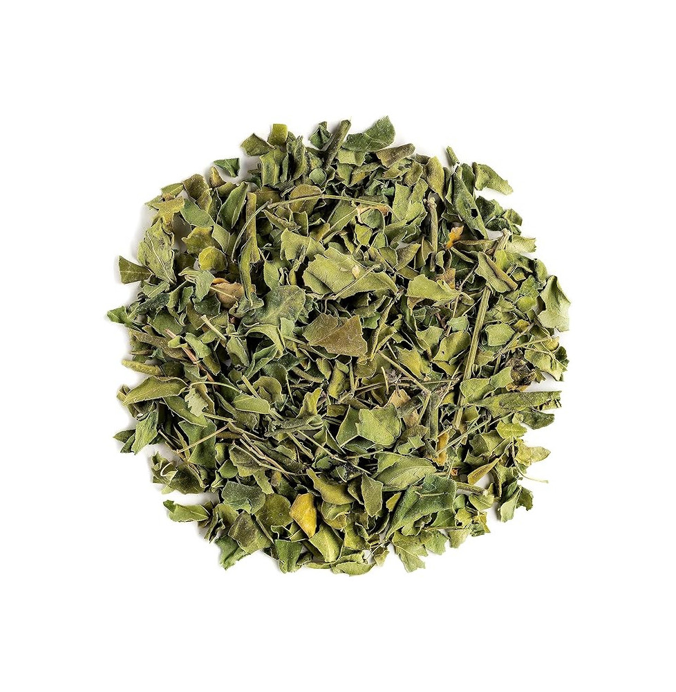 Dried moringa leaves