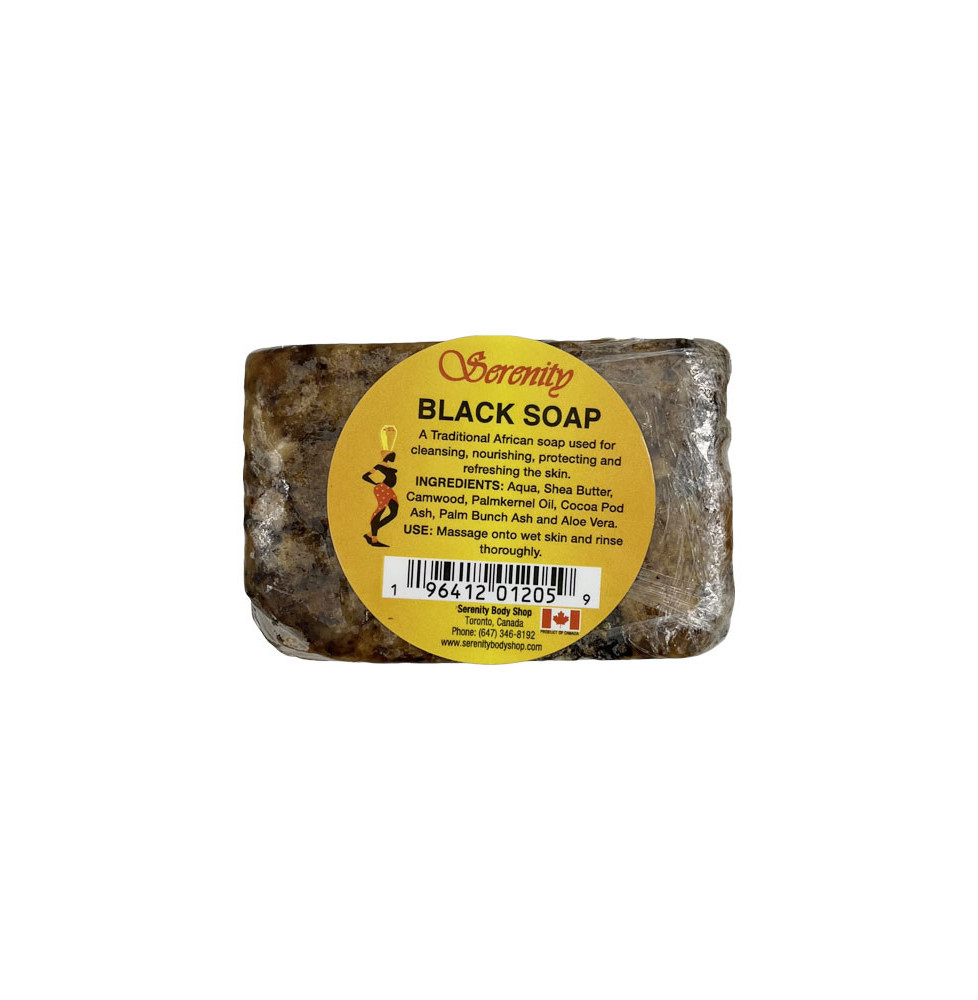 SERENITY ORGANICAFRICAN BLACK SOAP