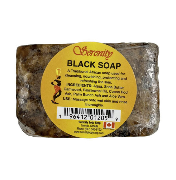 SERENITY ORGANICAFRICAN BLACK SOAP